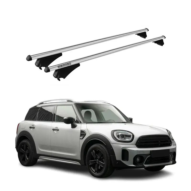 Tiger Barres de toit transversales pour Mini Countryman F60 2017-2023 Gris