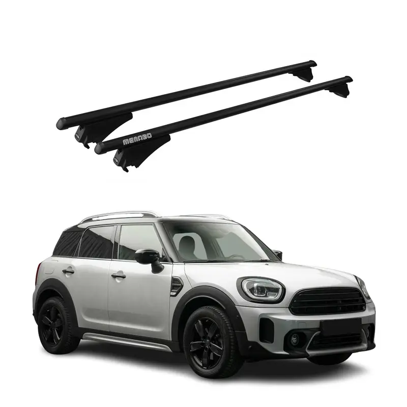 Tiger Barres de toit transversales pour Mini Countryman F60 2017-2023 Noir