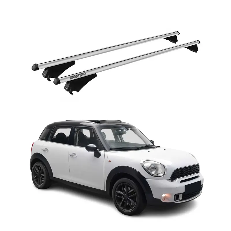 Tiger Barres de toit transversales pour Mini Countryman R60 2010-2016 Gris