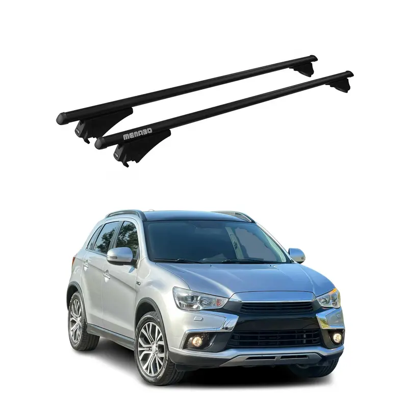 Tiger Barres de toit transversales pour Mitsubishi ASX 2010-2016 Noir