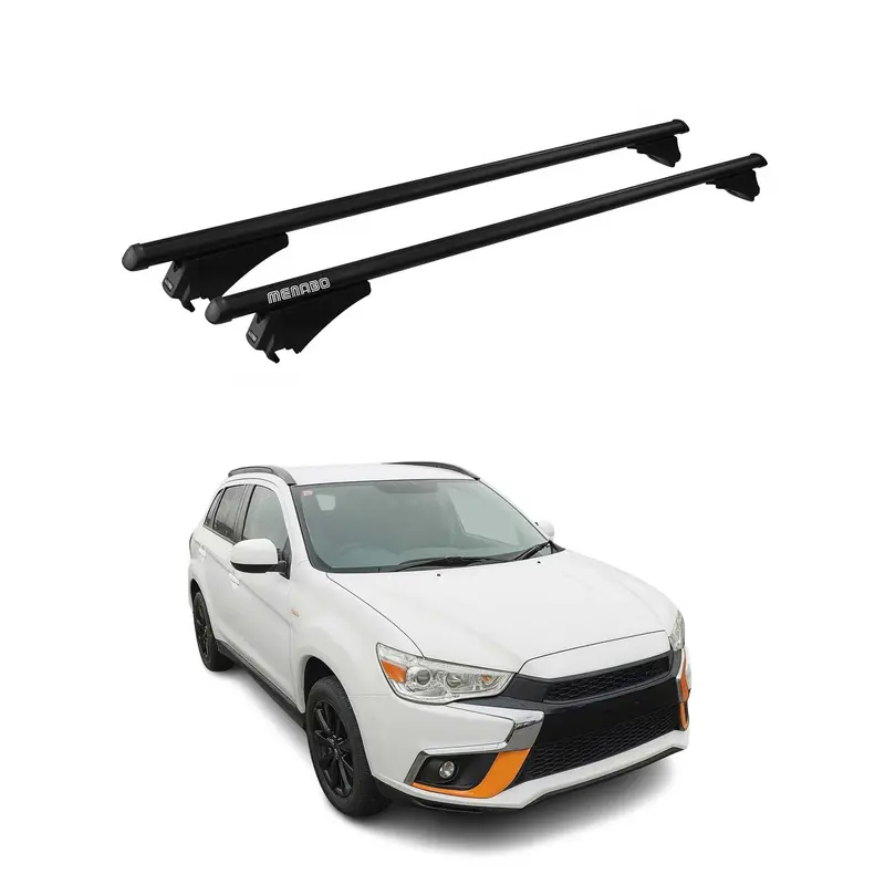 Tiger Barres de toit transversales pour Mitsubishi RVR 2010-2015 Noir