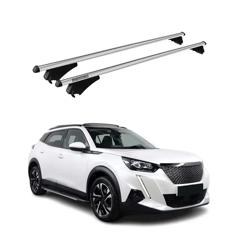 Tiger Barres de toit transversales pour Peugeot 2008 2019-2026 Gris