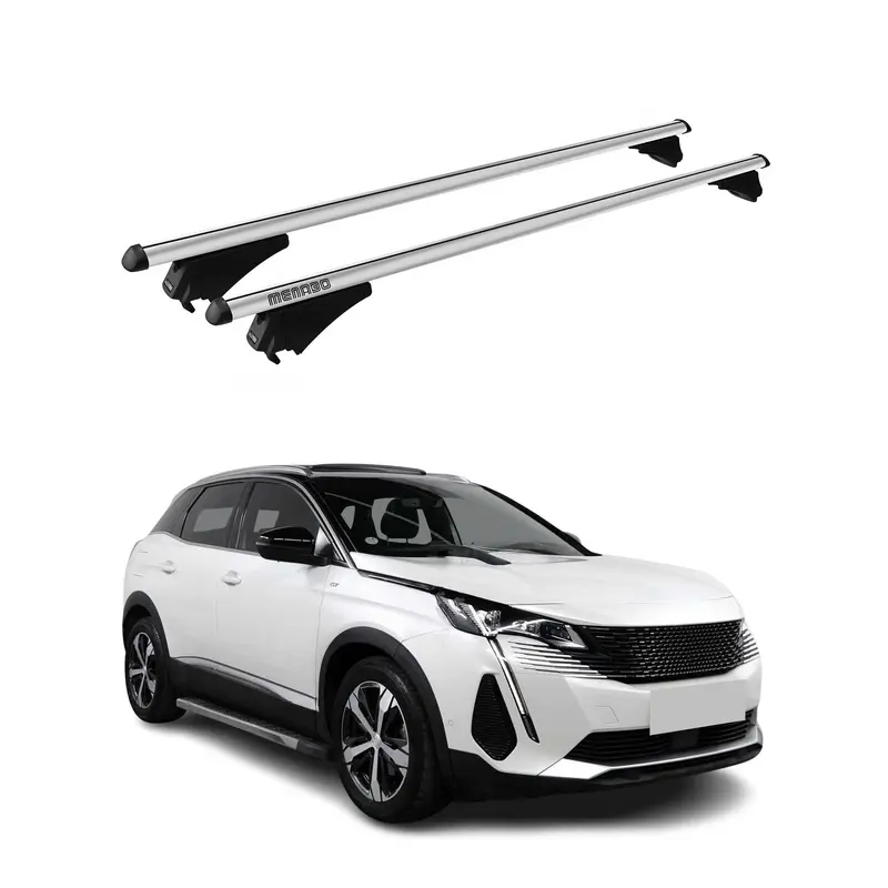 Tiger Barres de toit transversales pour Peugeot 3008 2021-2024 Gris