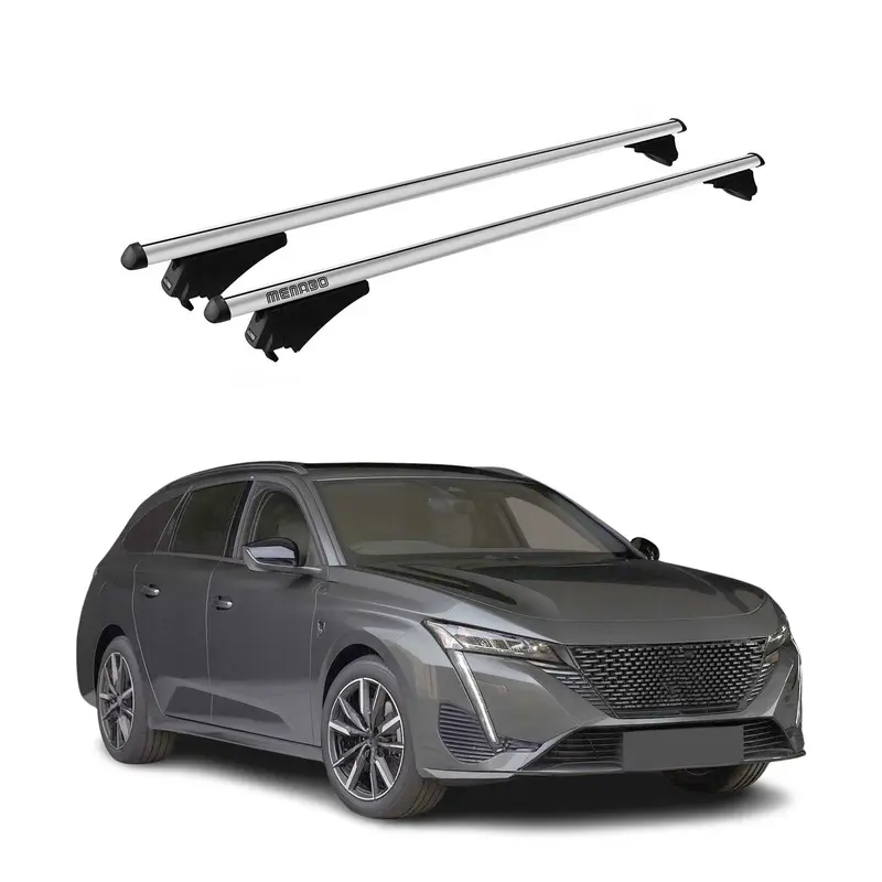 Tiger Barres De Toit Transversales pour Peugeot 308 III SW 2021-2026 Gris