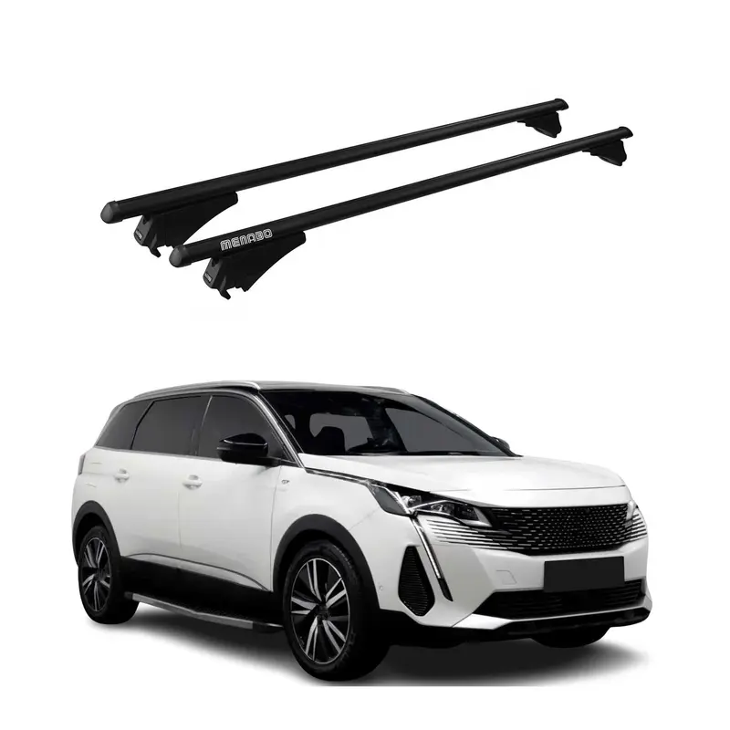 Tiger Barres de toit transversales pour Peugeot 5008 2021-2024 Noir