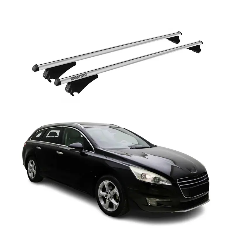 Tiger Barres de toit transversales pour Peugeot 508 Kombi 2018-2025 Gris