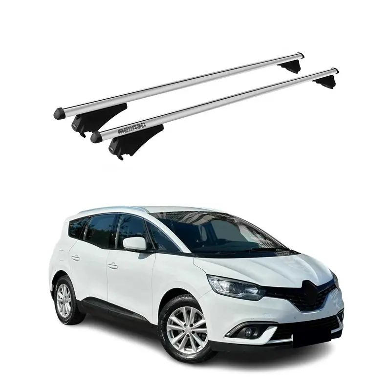 Tiger Barres de toit transversales pour Renault Grand Scenic 2016-2022 Gris