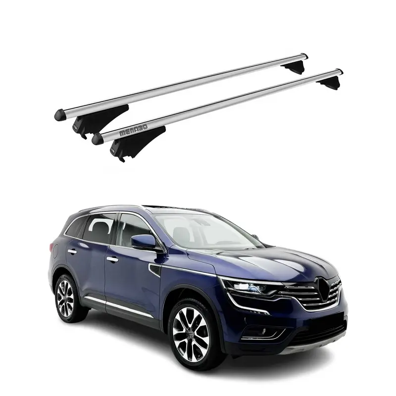 Tiger Barres de toit transversales pour Renault Koleos 2016-2024 Gris