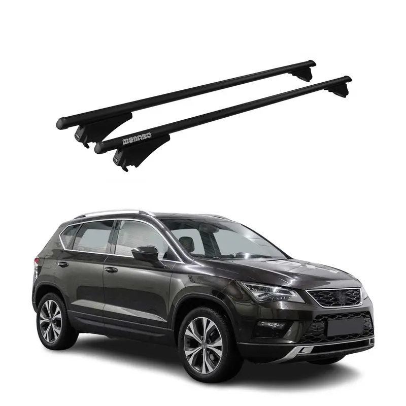 Tiger Barres de toit transversales pour Seat Ateca 2016-2026 Noir
