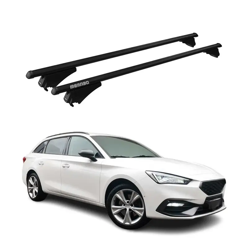 Tiger Barres de toit transversales pour Seat Leon IV 2020-2026 Noir