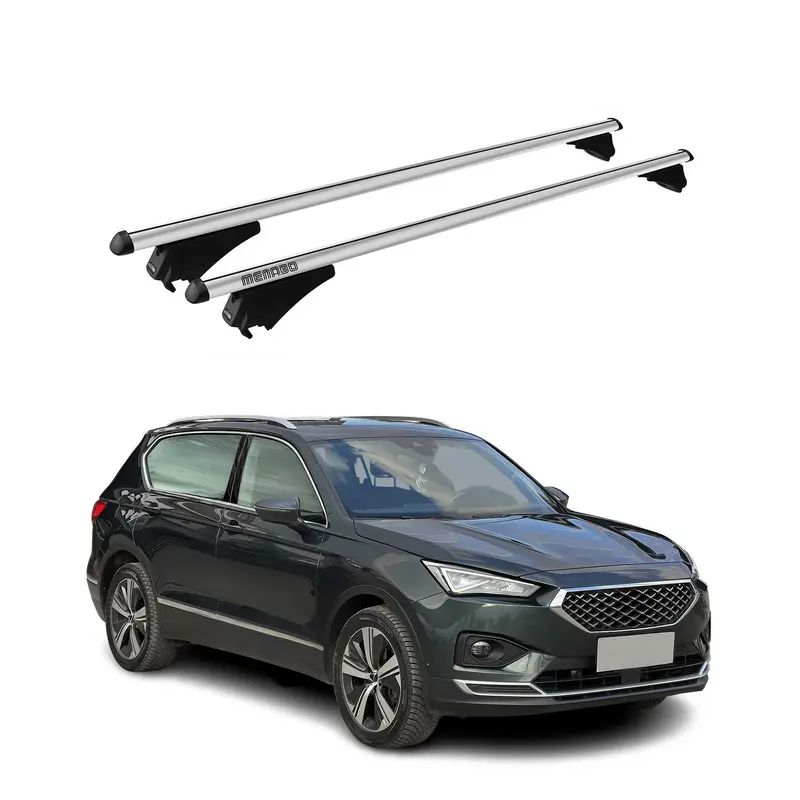 Tiger Barres de toit transversales pour Seat Tarraco 2018-2024 Gris