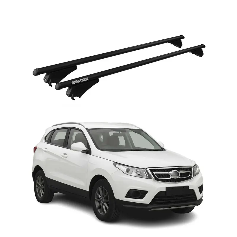 Tiger Barres de toit transversales pour Senova x55 2016-2018 Noir