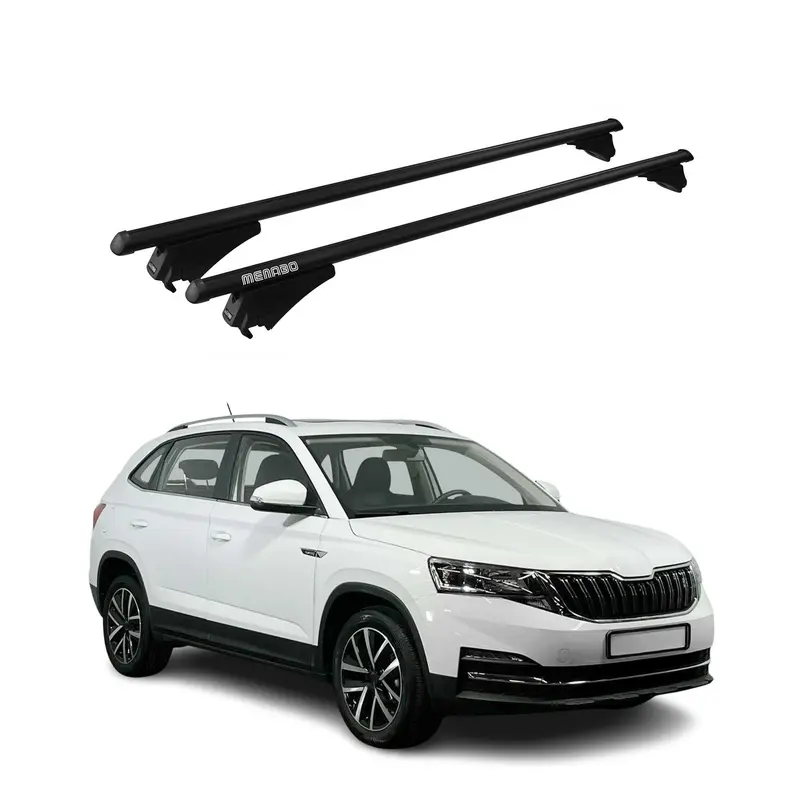 Tiger Barres de toit transversales pour Skoda Kamiq 2019-2026 Noir