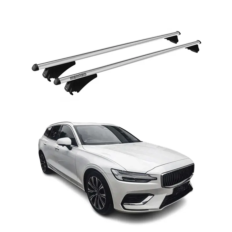 Tiger Barres de toit transversales pour Volvo V60 2019-2026 Gris