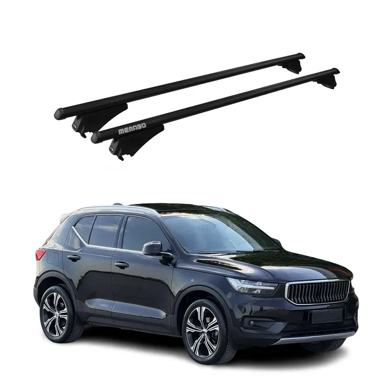 Tiger Barres de toit transversales pour Volvo XC40 2018-2026 Noir