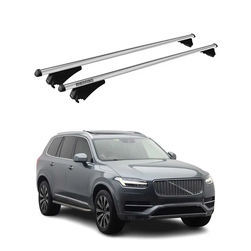 Tiger Barres de toit transversales pour Volvo XC90 2015-2019 Argent