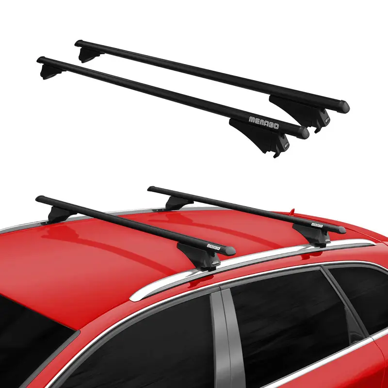 Tiger Barres de toit transversales pour Vortex Tingo 2013-2020 Noir
