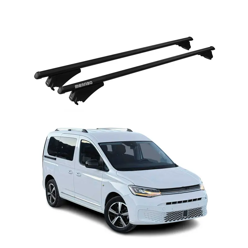 Tiger Barres de toit transversales pour VW Caddy V 2020-2026 Noir