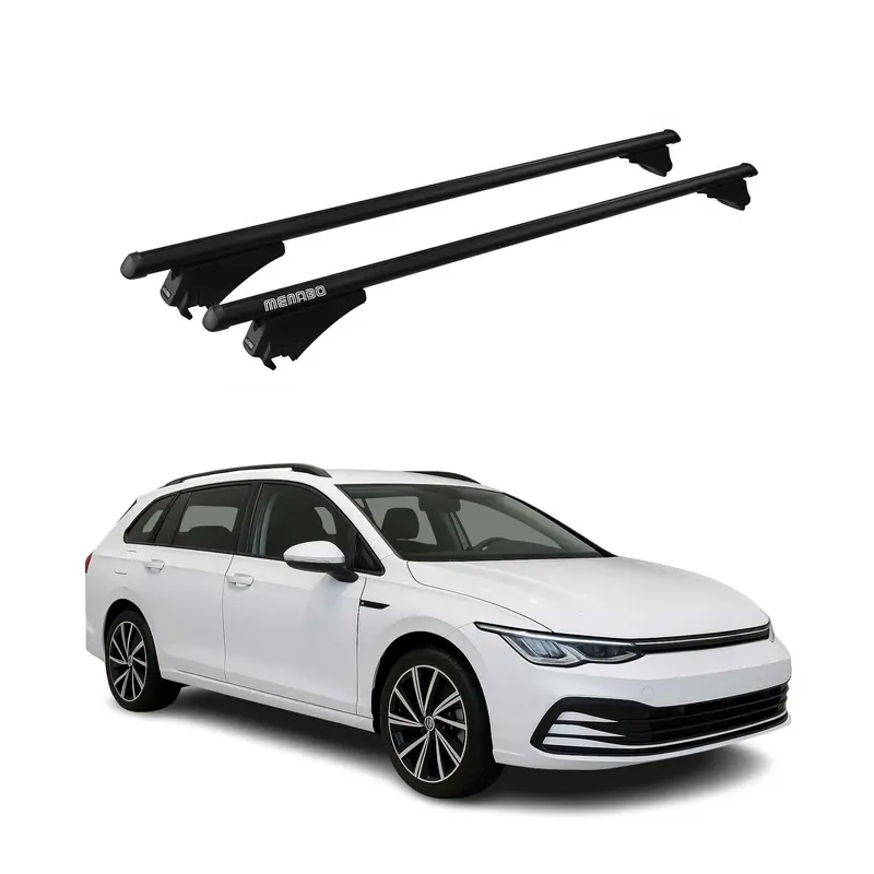 Tiger Barres de toit transversales pour VW Golf VIII 2019-2026 Noir