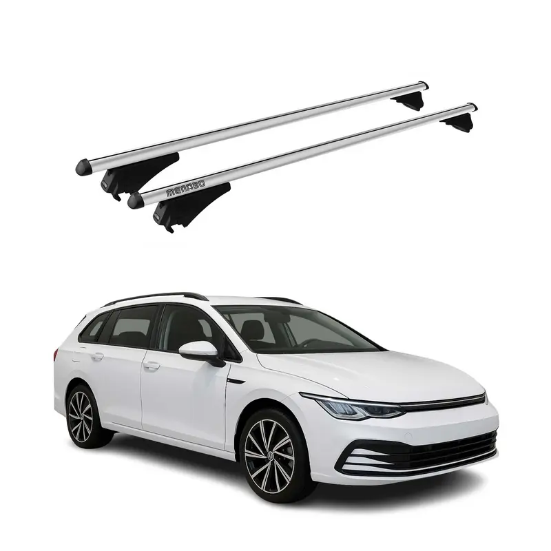 Tiger Barres de toit transversales pour VW Golf VIII Variant 2019-2026 Gris