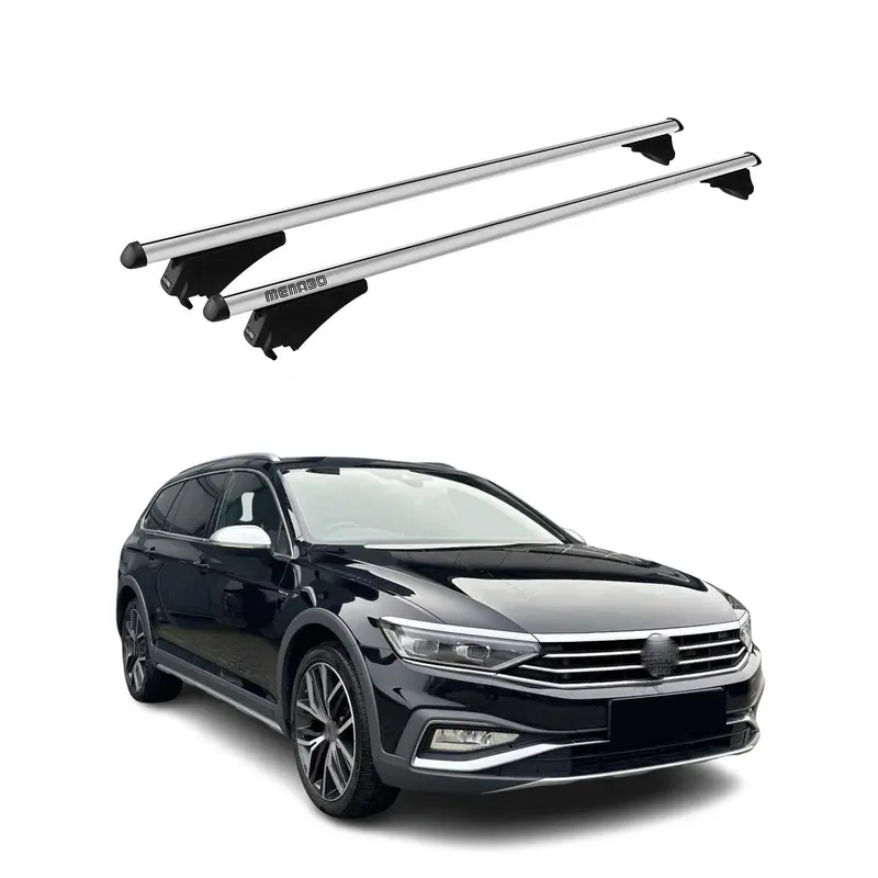 Tiger Barres de toit transversales pour VW Passat B8 Alltrack 2020-23 FL Gris 2x