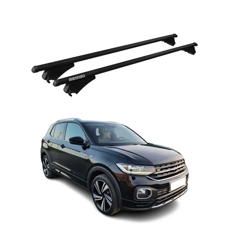 Tiger Barres de toit transversales pour VW T-Cross 2019-2026 Noir