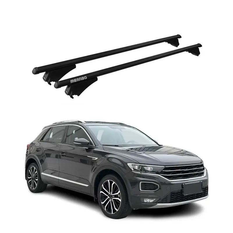 Tiger Barres de toit transversales pour VW T-Roc 2017-2025 Noir