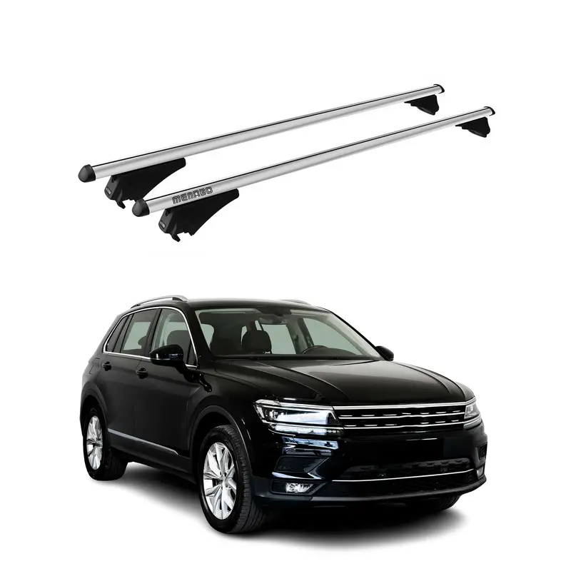 Tiger Barres de toit transversales pour VW Tiguan II 2016-2020 Gris