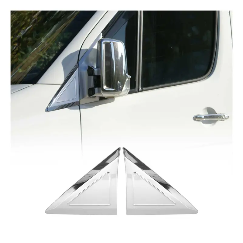 Triangle de Rétroviseur pour VW Crafter 2006-2017 en acier inox Chromé