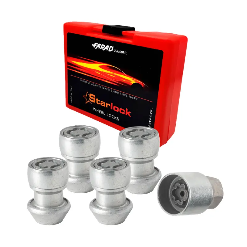 Vis de roue antivol pour Ford S-Max / Galaxy dès 2006 Gris lot de 4 M14X1,5