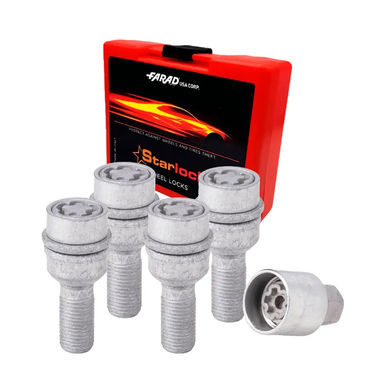 Vis de roue antivol pour Mercedes Classe GLS dès 2018 Gris lot de 4 M15X1,25