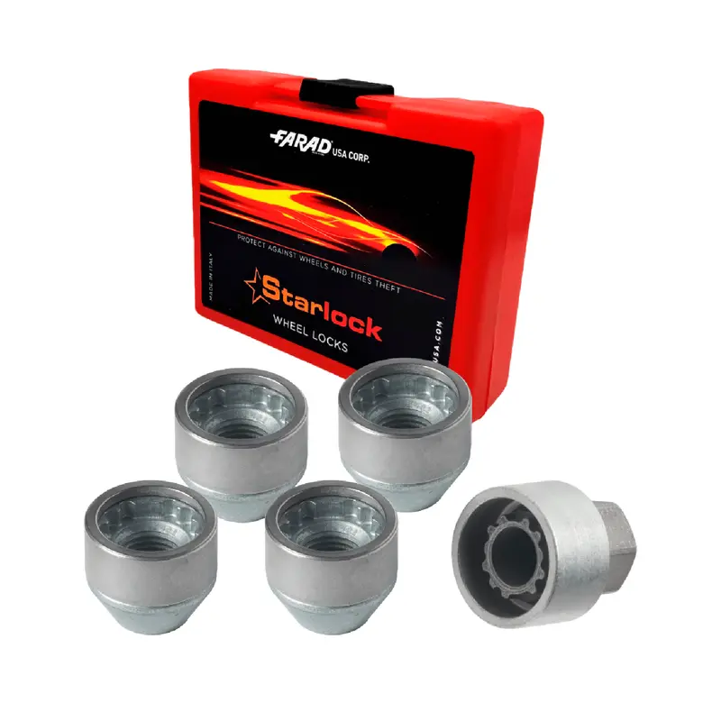 Vis de roue antivol pour Ssangyong Actyon dès 2006 Gris lot de 4 M12X1,5