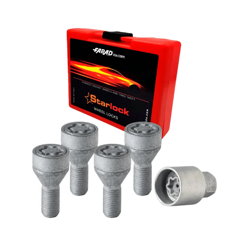 Vis de roue antivol pour Suzuki Ignis 2003-2016 Acier Gris lot de 4 M12X1,5