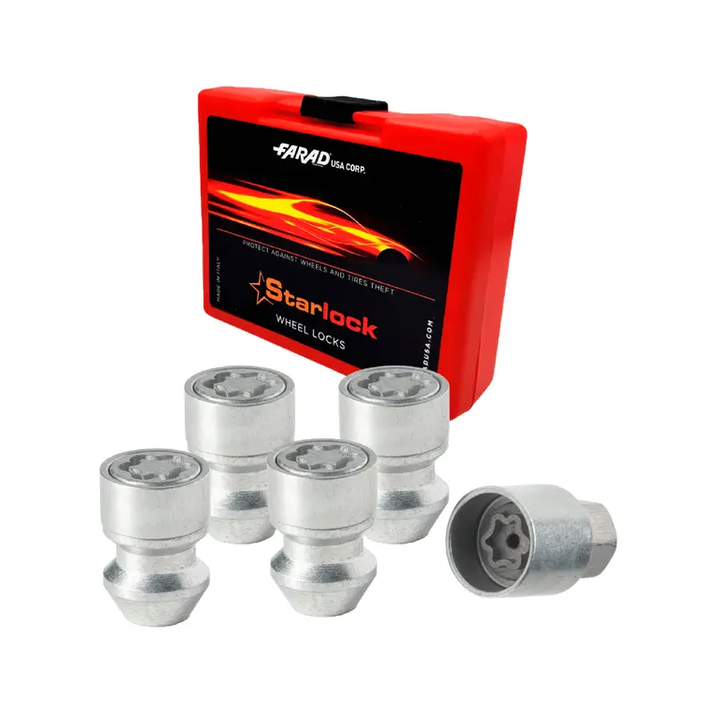 Vis de roue antivol pour Suzuki Ignis dès 2016 Acier Gris lot de 4 M12X1,5