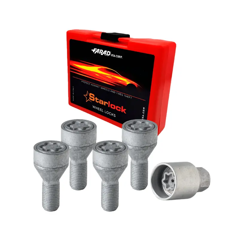 Vis de roue antivol pour Volvo C70 /V70/ S70 jusqu’en 2006 Gris Key M12X1,75