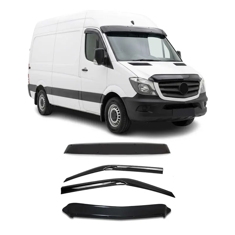 Visière Pare-brise Déflecteur de Capot Déflecteur d'air pour Mercedes W906 13-18
