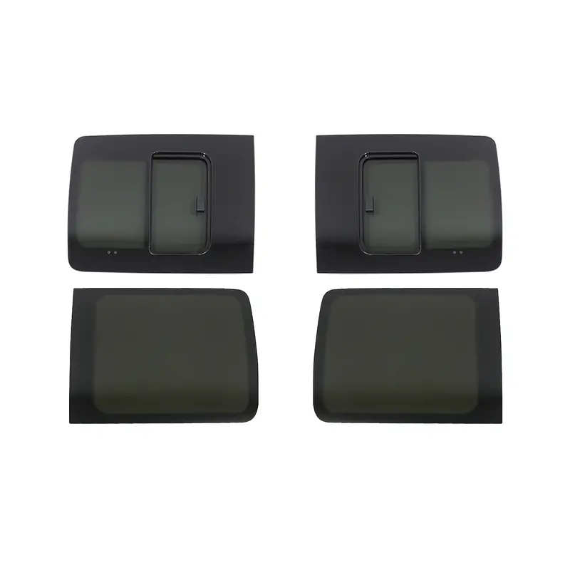 Vitres de Fenêtres Latérales Coulissantes Arriéres pour VW Caddy 2003-2020 L1 4x