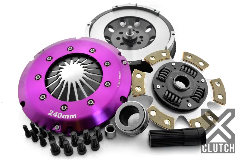 XClutch Kit d'Embrayage Stage 2R Extra HD Céramique Amorti – BMW 335i 3.0L (2007-2010) (8 Boulons / PB sur Arbre d’Entrée)